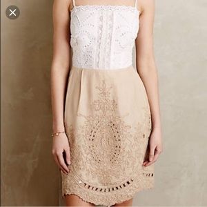 Anthropologie Eyelet Dress